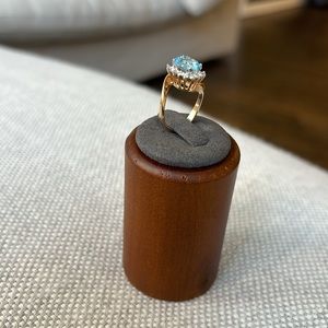 Gold plated ring, size 4